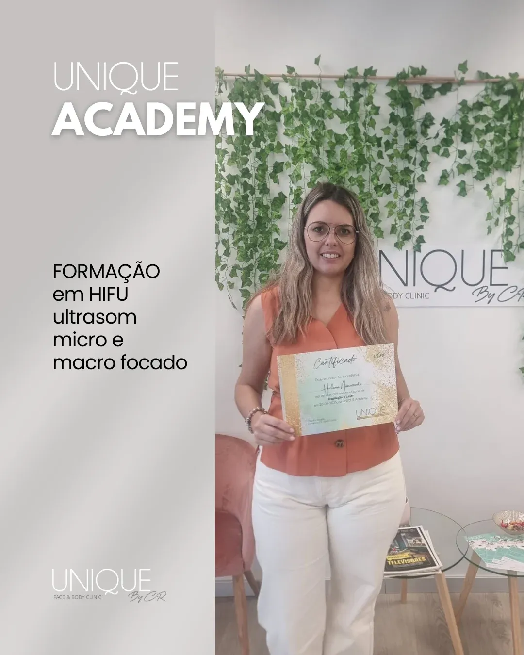 Formação em HIFU — ultrassom micro e macro focado